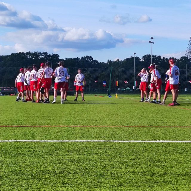 Poland U20 Women's at the Opening Game of JJUC gave US a great thrill yesterday while playing against Great Britain! 

#jjuc2022 #jjuc #wjuc2022 #ultimatefrisbee #juniorsports #juniorultimatefrisbee #frisbeesports #discsports #ultimatefrisbeechampionships #womeninsport #sportsforwomen #womenultimatefrisbee #womenteams
