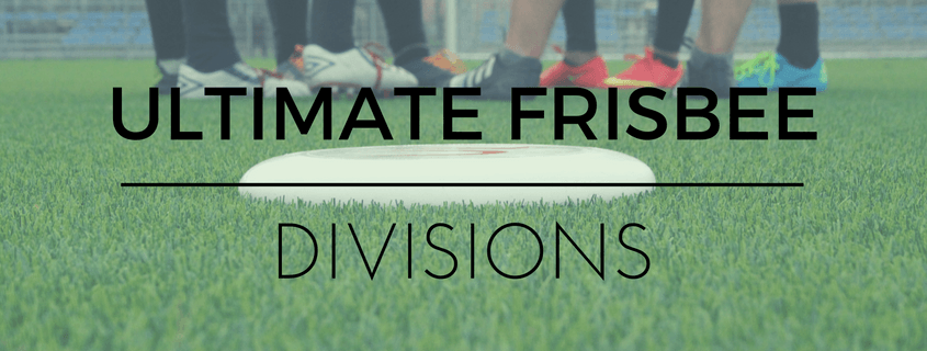 ultimate frisbee divisions