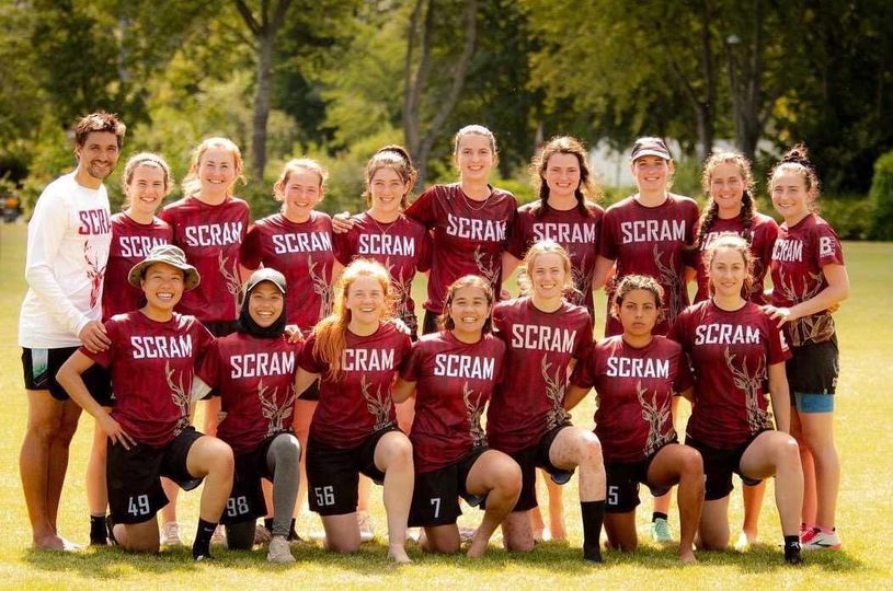 SCRAM Women's Ultimate Frisbee Team