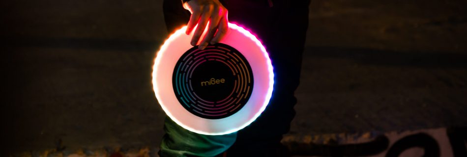 mibee active led flying disc